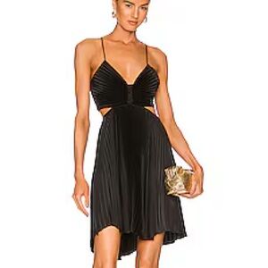 ALC Ari mini black dress in size 2